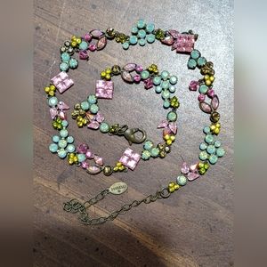 Vintage  sorrelli with swarovski crystals 16"-20"